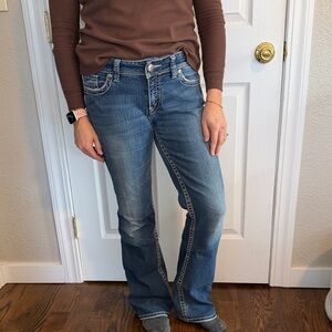 Silver mid-rise bootcut Women's Jeans size 30